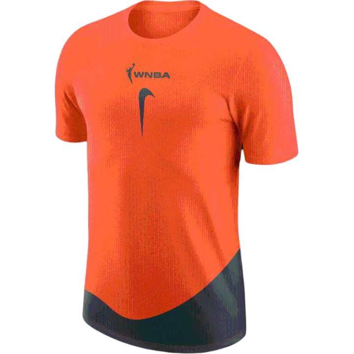 Nike Nike WNBA T Shirts Men's Bright Orange Crew Neck
