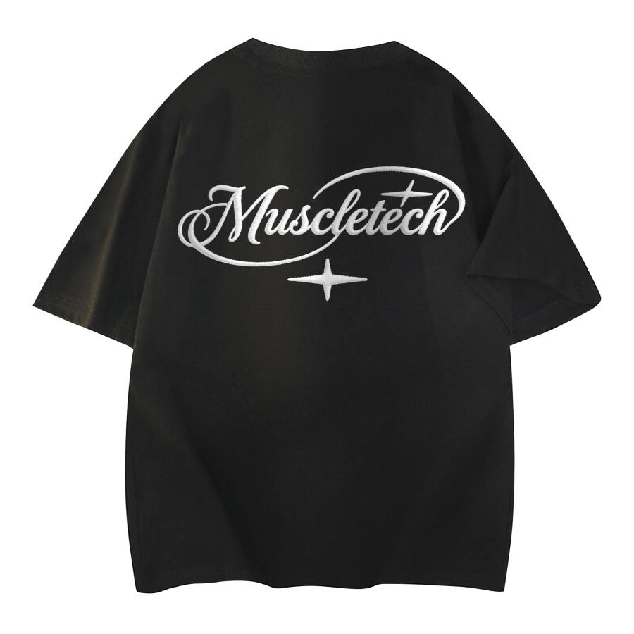 MUSCLETECH T Shirts Unisex Crew Neck Thin Heavyweight