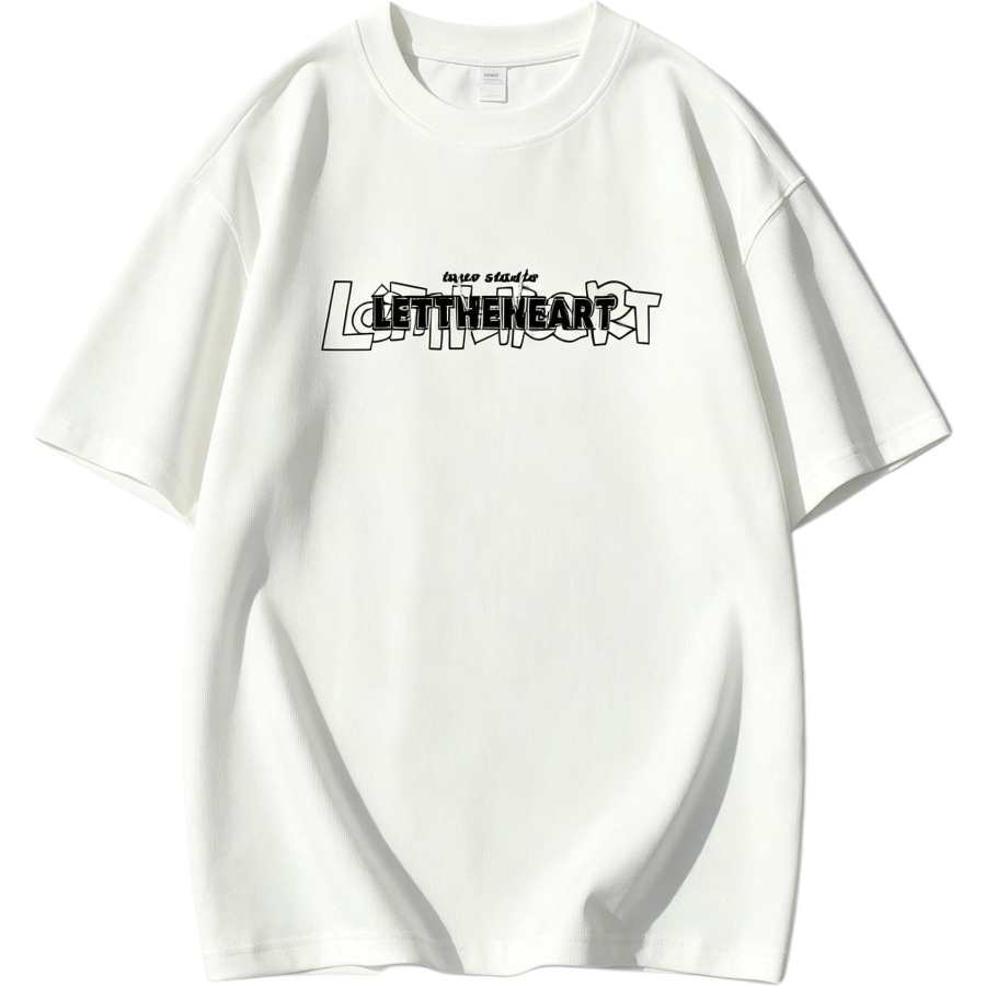 Lnga Landgre T Shirts Men's Crew Neck Moderate Straight Fit