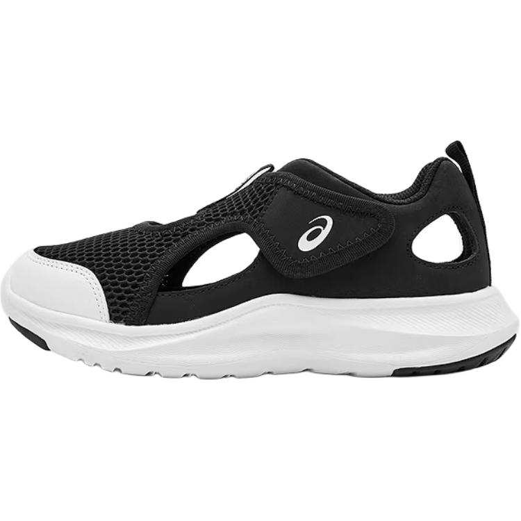 ASICS ASICS Synthetic Leather, Textile Sandal Black White Kids'