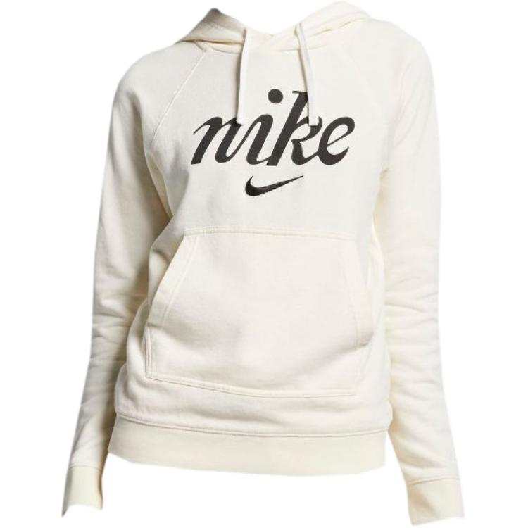 Nike Nike Sweatshirts Women's White Hooded Non Detachable Moderate