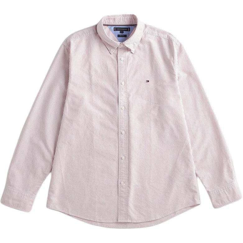 Tommy Hilfiger Shirts Men's Pink Moderate Straight Fit