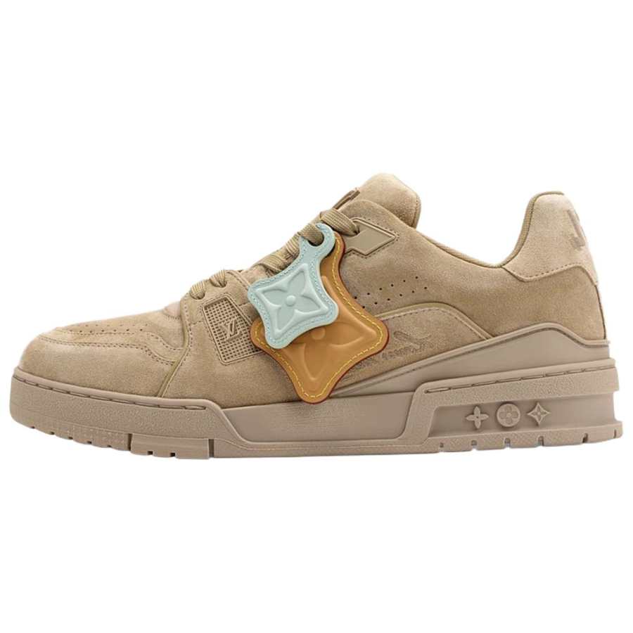 LOUIS VUITTON Trainer Low top Skateboard Shoes Men's Brown