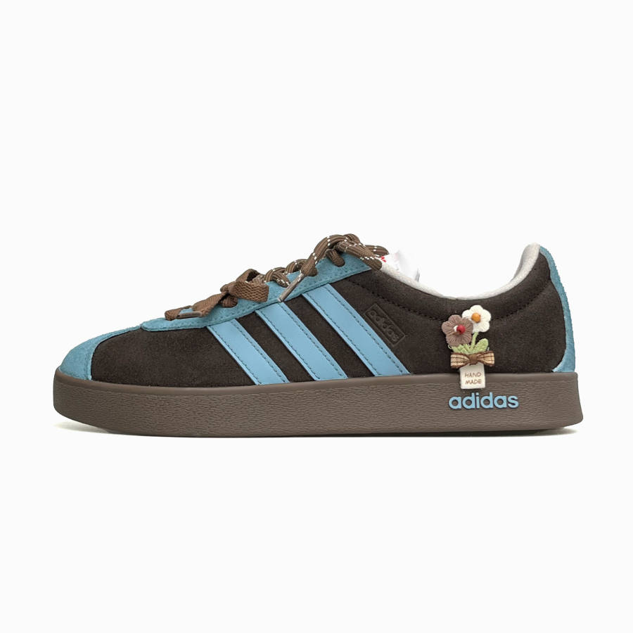 Adidas Adidas VL COURT 2.0 Abrasion Resistant Low top German Army Trainers Women's Brown