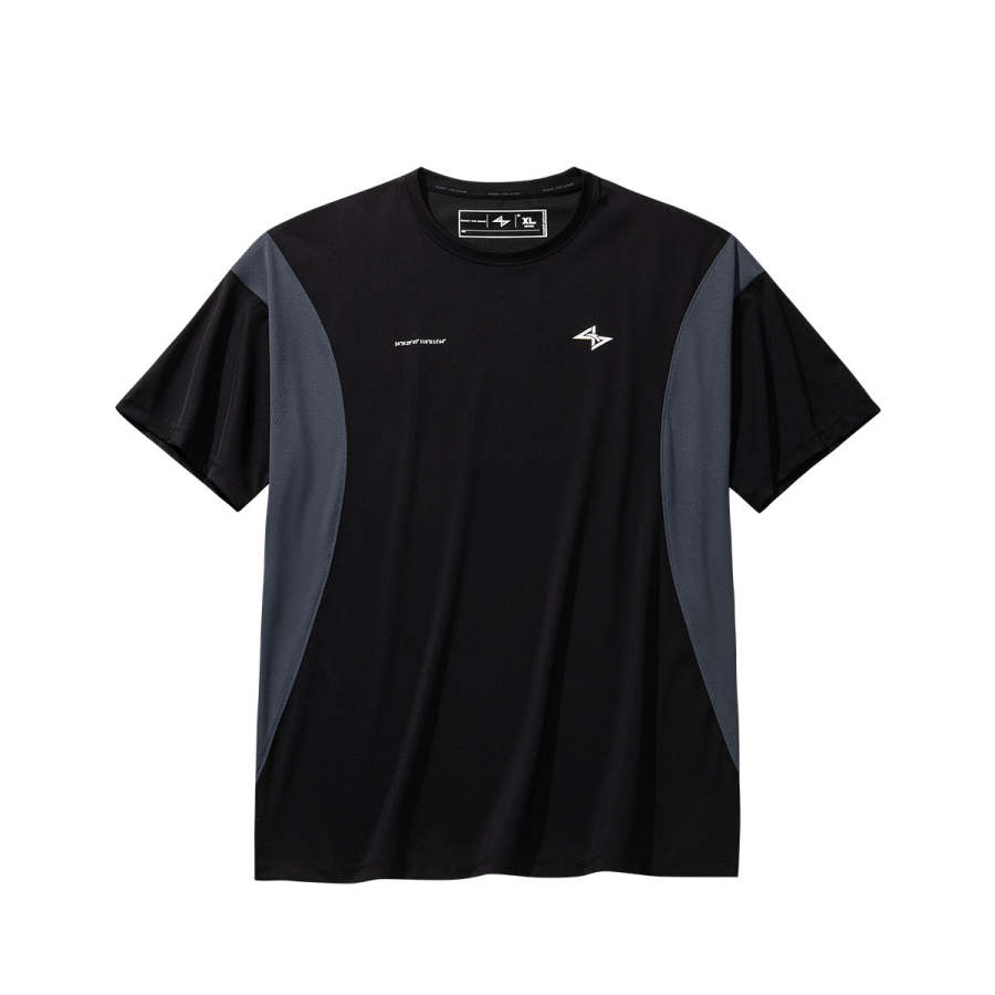 ANTA Anta Short Sleeved Knitwear Men's Basic Black