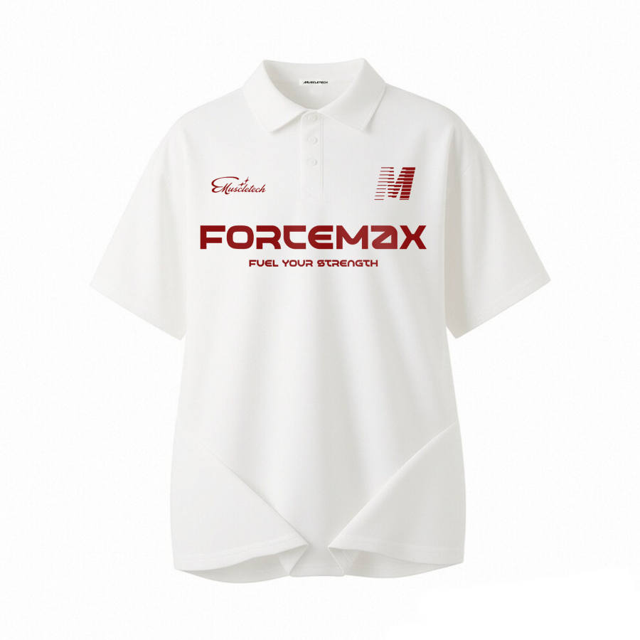 MUSCLETECH Polo Shirts Unisex Polo Collar Thin Straight Fit