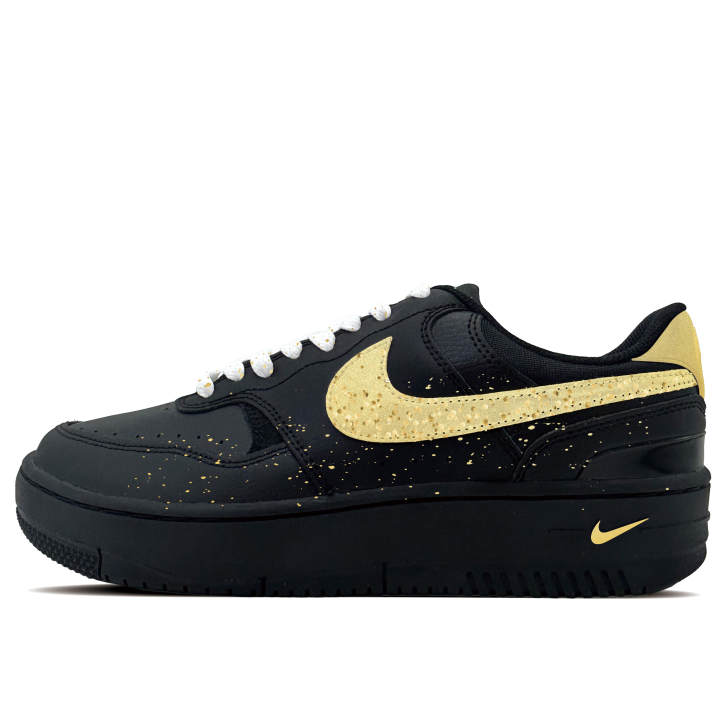 Nike Nike Gamma Force Gilded Sand Synthetic Leather Abrasion Resistant Low top Skateboard Shoes Unisex Black