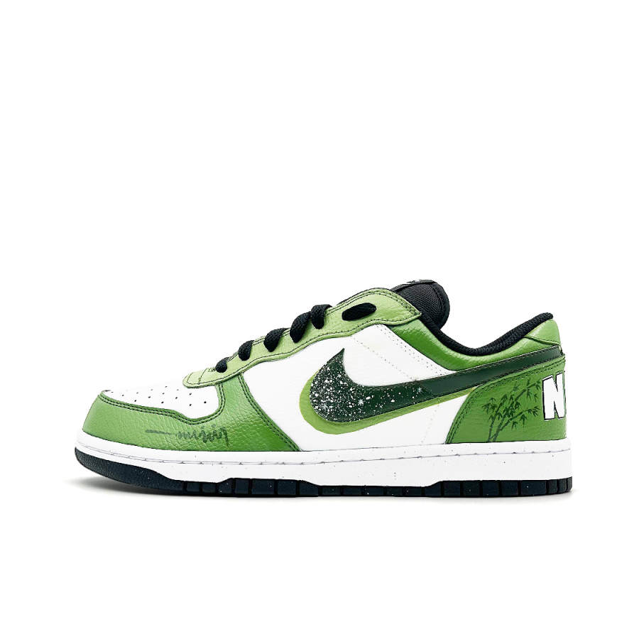 Nike Nike Big Green Bamboo Ink Slip Resistant, Abrasion Resistant, Breathable Low top Skateboard Shoes Men's Green