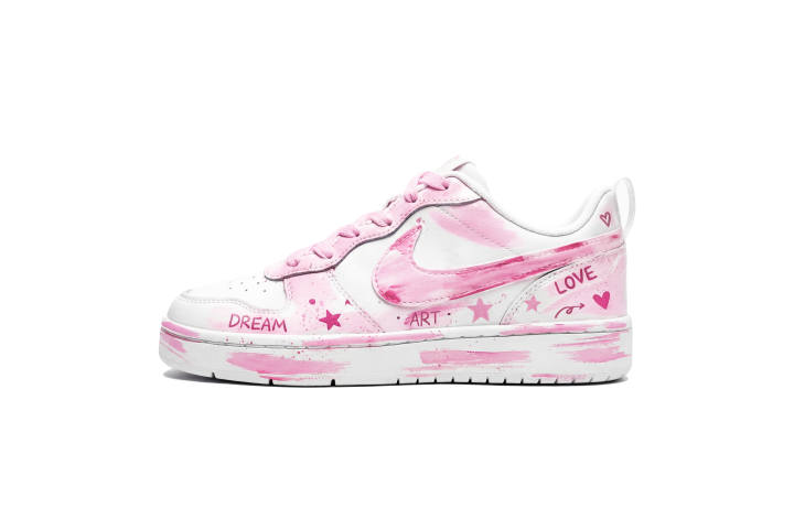 Nike Nike Strawberry Candy 3.0 PU Polyurethane Abrasion Resistant Slip Resistant Low top Skateboard Shoes White Pink