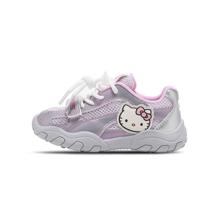 Sanrio x Hello Kitty Synthetic Leather, Textile Slip Resistant Breathable Lightweight Cushioning Low top