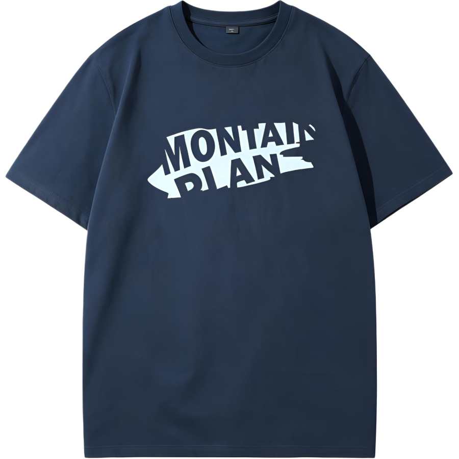 Lnga Landgre T Shirts Men's Crew Neck Moderate Straight Fit