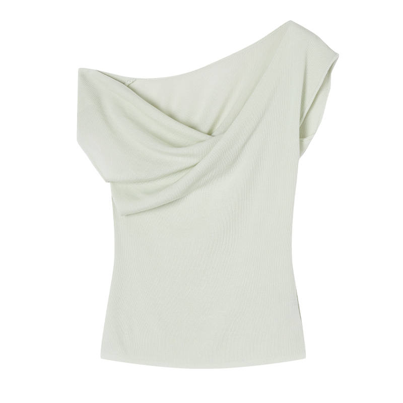 XIANGYING Knitwear Women's Boat Neck Thin Sleeveless