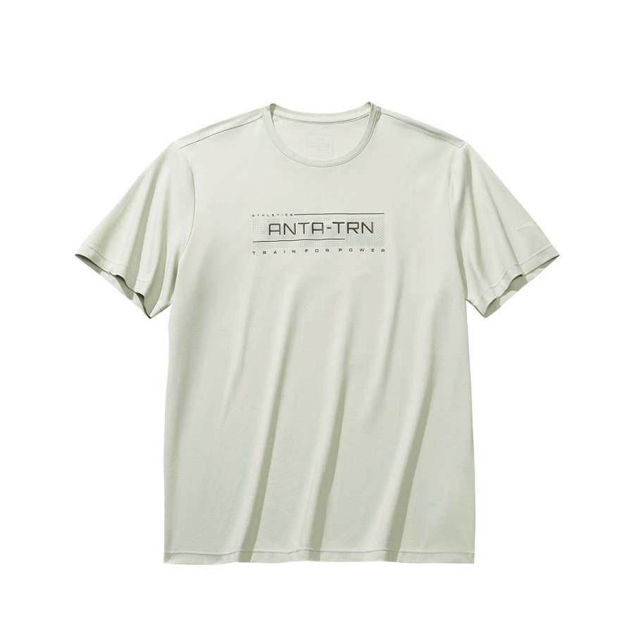 Anta Short Sleeved Knitwear Men's Spring Green