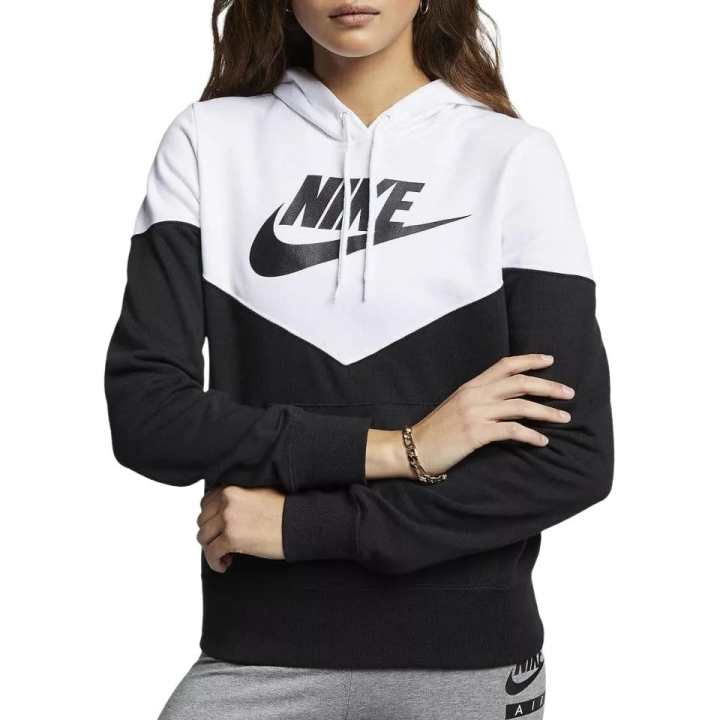 Nike Nike Sweatshirts Women's Black Hooded Non Detachable Moderate