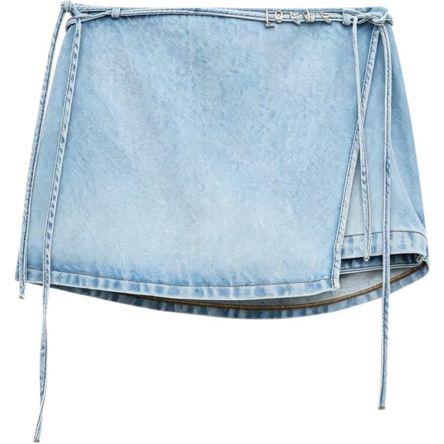 LOEWE SS26 Denim Short Skirts Women's