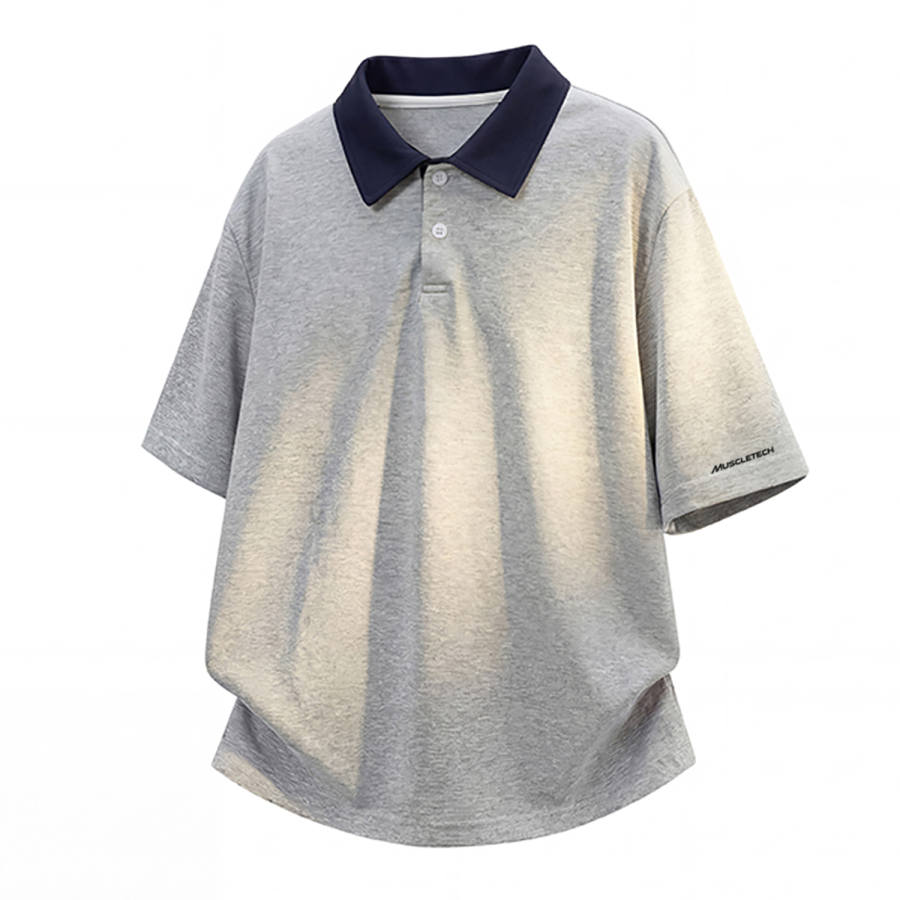 MUSCLETECH Polo Shirts Unisex Polo Collar Moderate Straight Fit