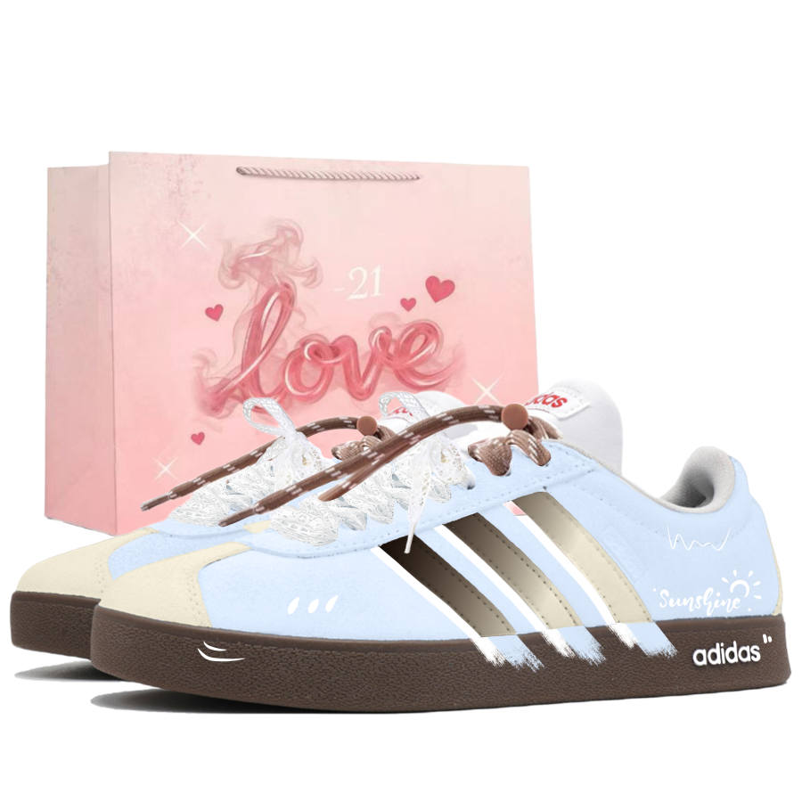 Adidas Adidas VL COURT 2.0 Low top Skateboard Shoes Unisex Blue