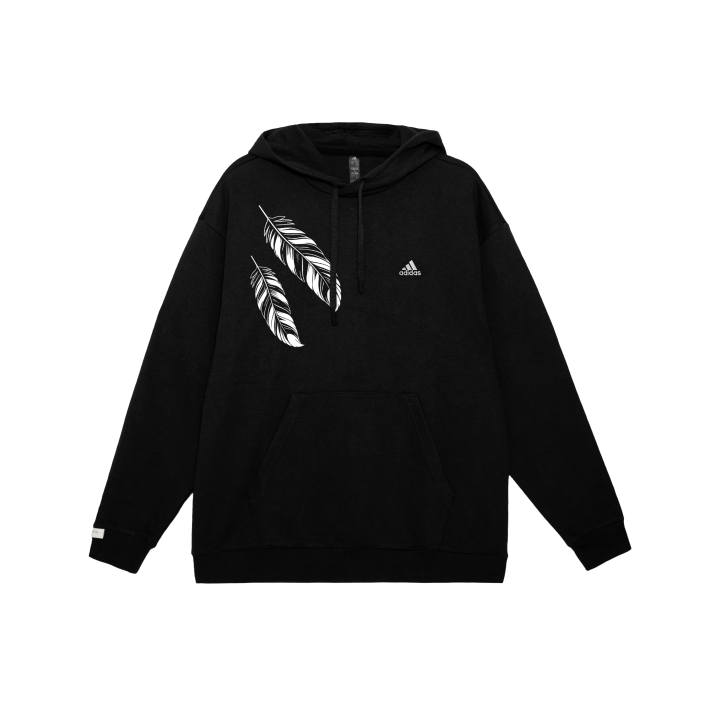 Adidas Adidas SWEAT Sweatshirts Unisex Black Hooded Thickened Regular