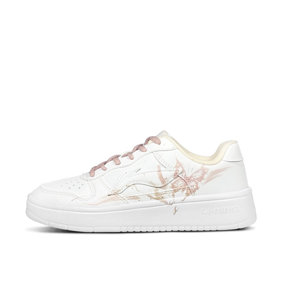 Li-Ning Li Ning Floating Boat Butterfly Shadow And Clear Joy Slip Resistant Height Increasing Low top Skateboard Shoes Women's