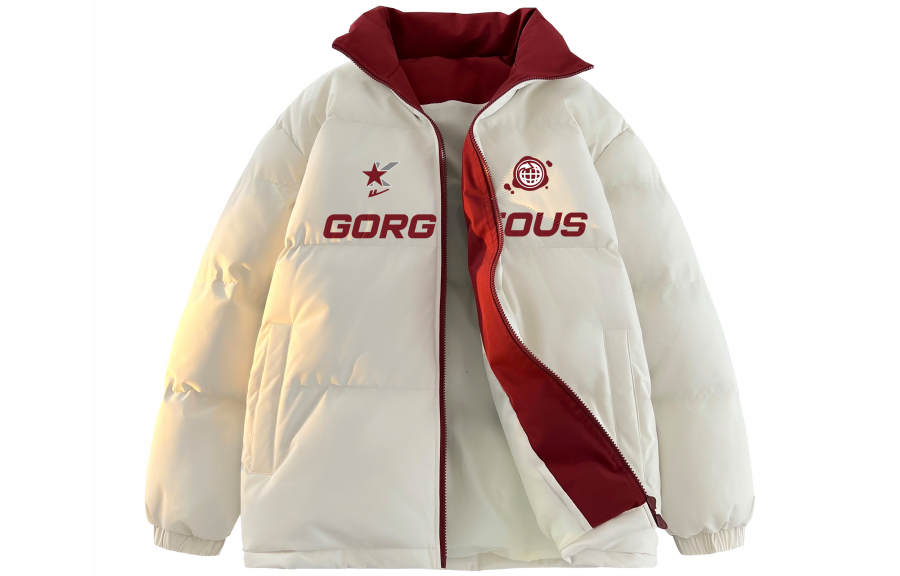WARRIOR Warrior Ride The Wind And Waves Series Puffer Jacket Unisex