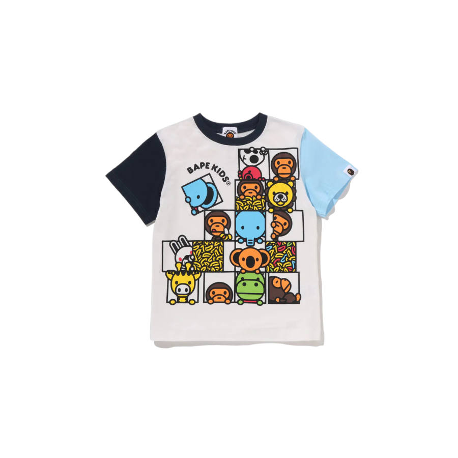A BATHING APE Kids T Shirts Crew Neck Moderate