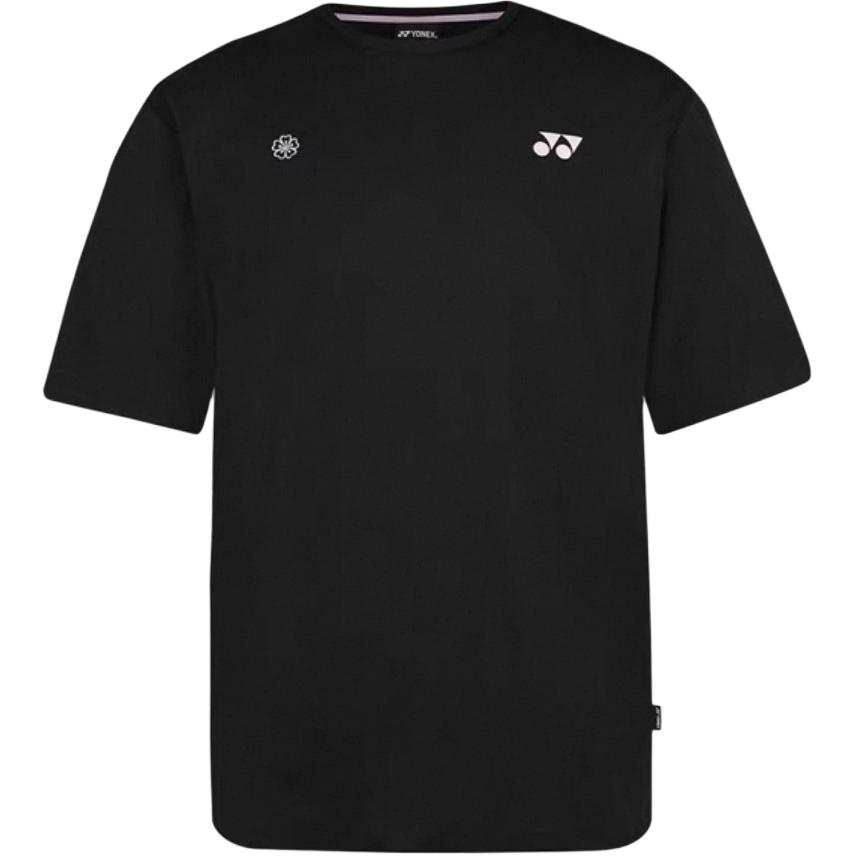YONEX Badminton Jerseys Unisex Black Crew Neck Moderate
