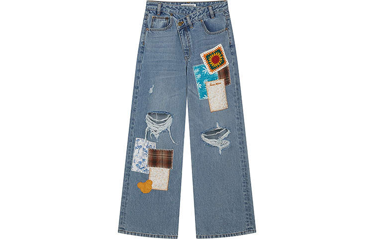 Teenie Weenie Jeans Women's Medium Blue Moderate Straight Fit Pants