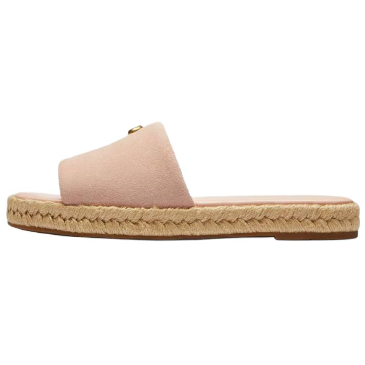 COACH Slide Slippers Women's Candy Pink Red