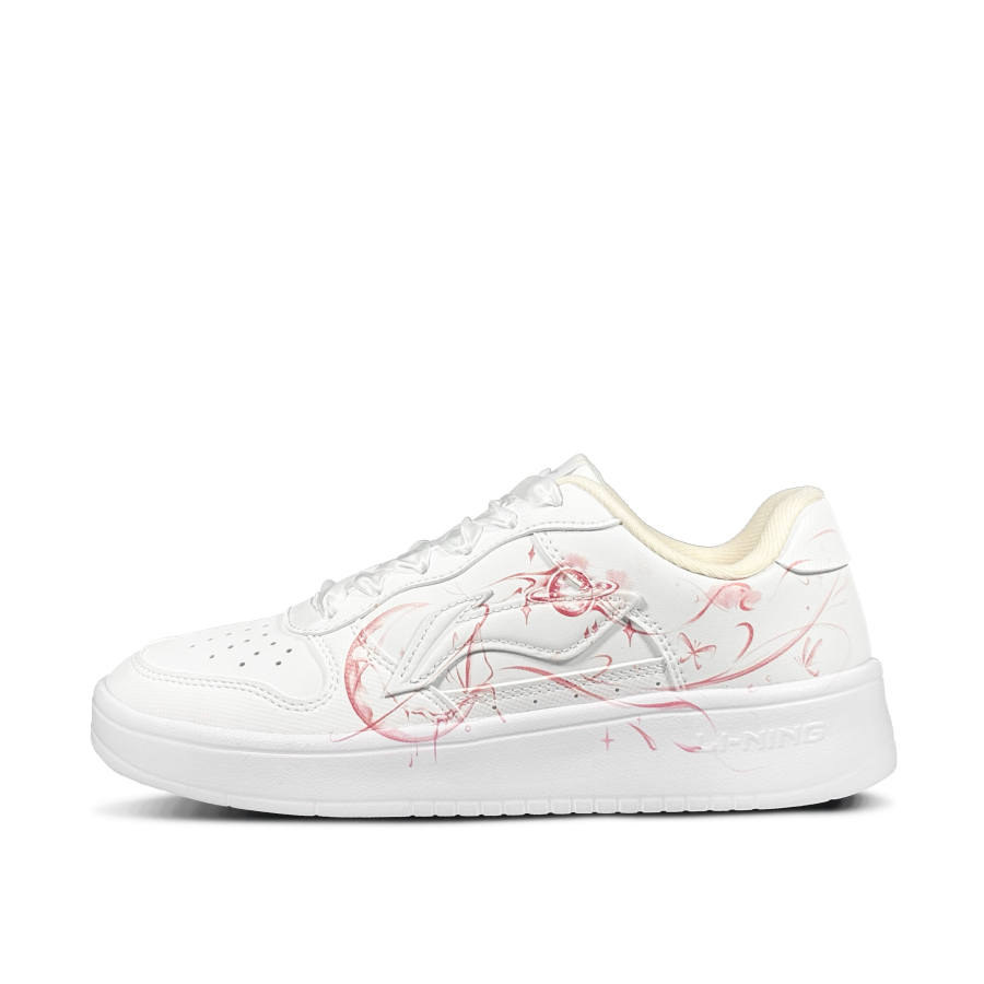 Li-Ning Li Ning Floating Boat Starfall Pink Island Breathable And Slip Resistant Low top Skateboard Shoes Women's