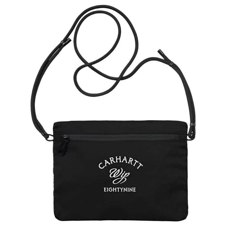 Carhartt WIP Nylon Shoulder Bag Unisex Black