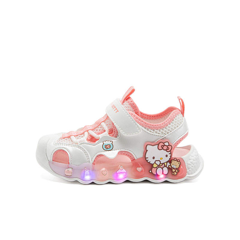 Sanrio Hello Kitty Anti Kick Abrasion Resistant Breathable Lightweight Cushioning Low top Children's Sandals Kids'