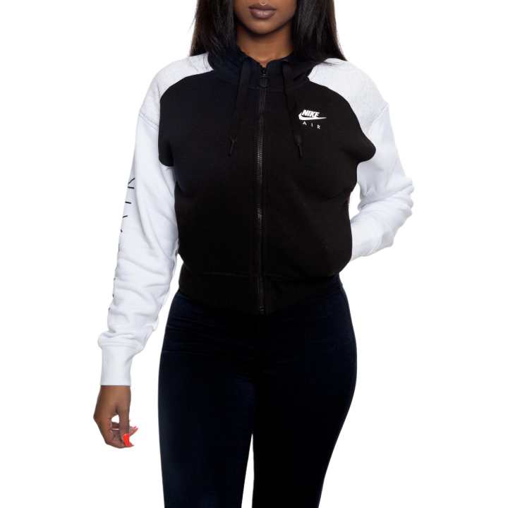 Nike Nike Air Sweatshirts Women's Black Hooded Non Detachable Moderate