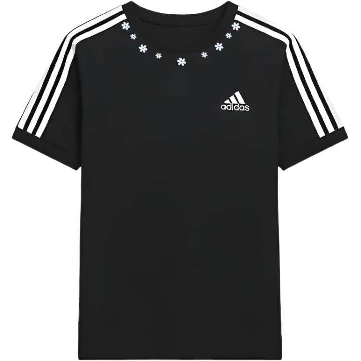 Adidas Adidas ESSENTIALS Set in Sleeve T Shirt Women's Black