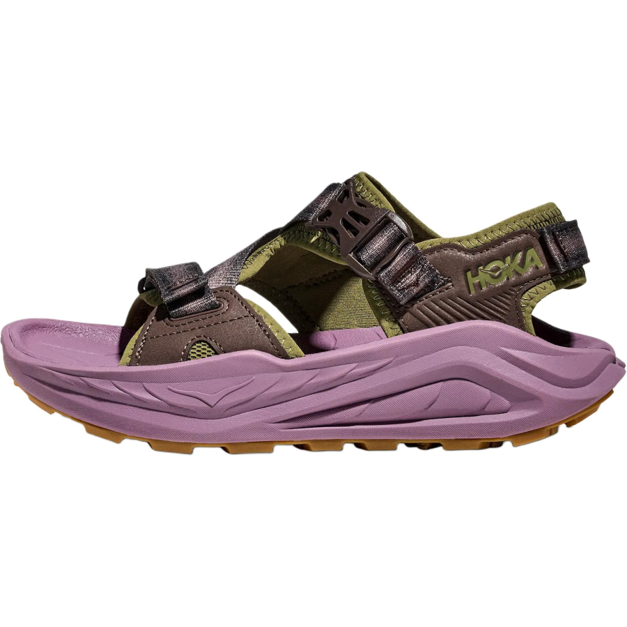 HOKA ONE ONE Infini Hike TC Beach Sandals Women's Purple Green