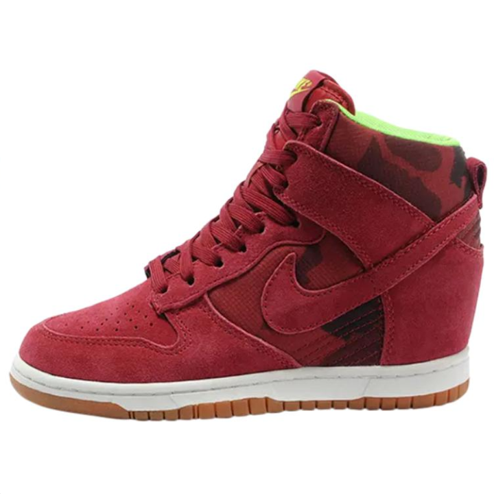 Nike Nike Dunk Sky High top Skateboard Shoes Women's Red