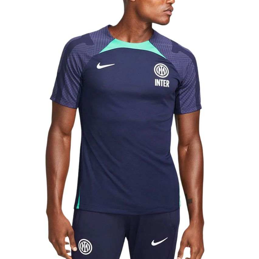 Nike Nike International Beige Blue Inter Milan Soccer Jersey Player Edition Men's