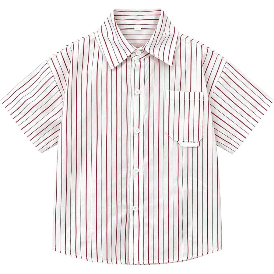Disney Kids Casual Shirts Lapel Thin