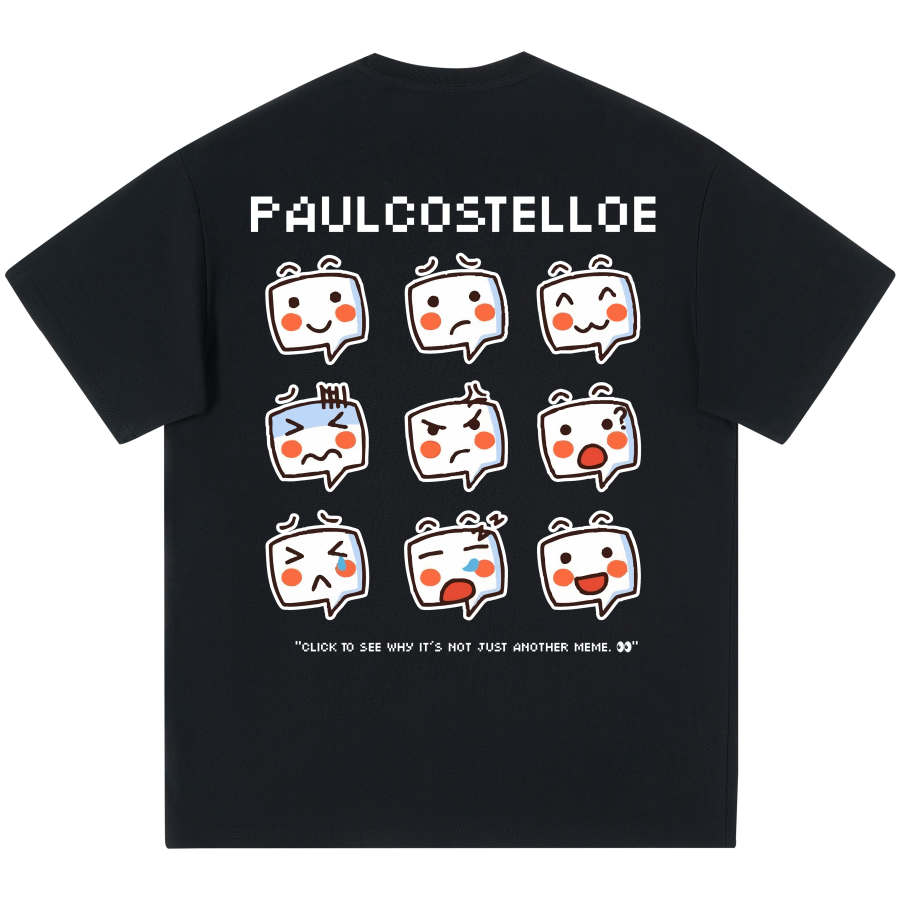 PAUL COSTELLOE T Shirts Unisex Crew Neck Thin Straight Fit