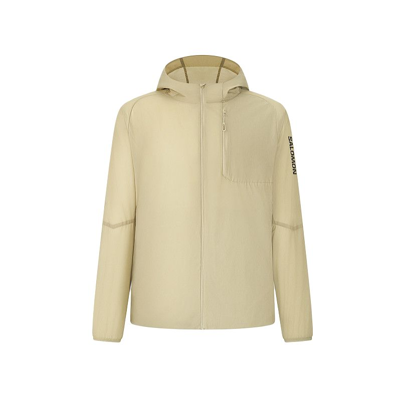 SALOMON Jackets Men's Slate Green Hooded Moderate Other