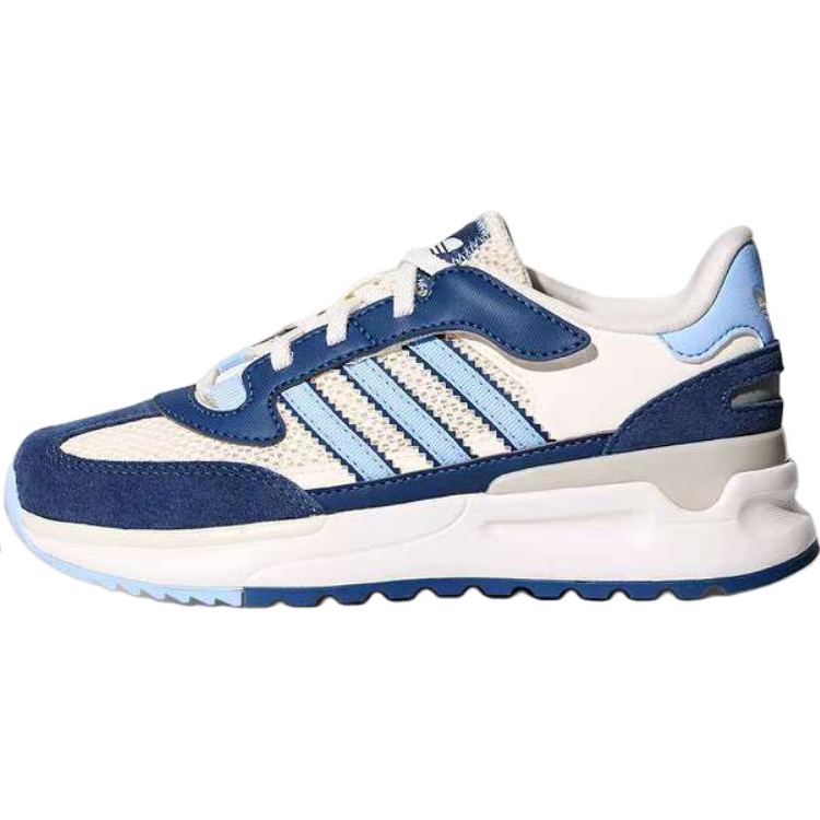 Adidas Originals Low top Kids Lifestyle Shoes Blue White Children Aged 3 7 Years Old