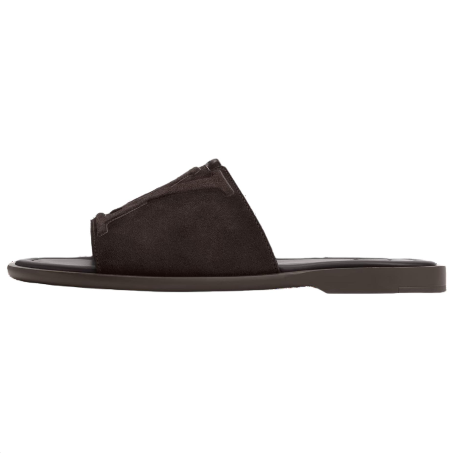 LOUIS VUITTON Slide Slippers Men's Brown