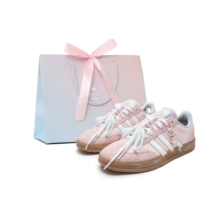 Adidas Adidas Gradas Low top Skateboard Shoes Unisex White Light Pink