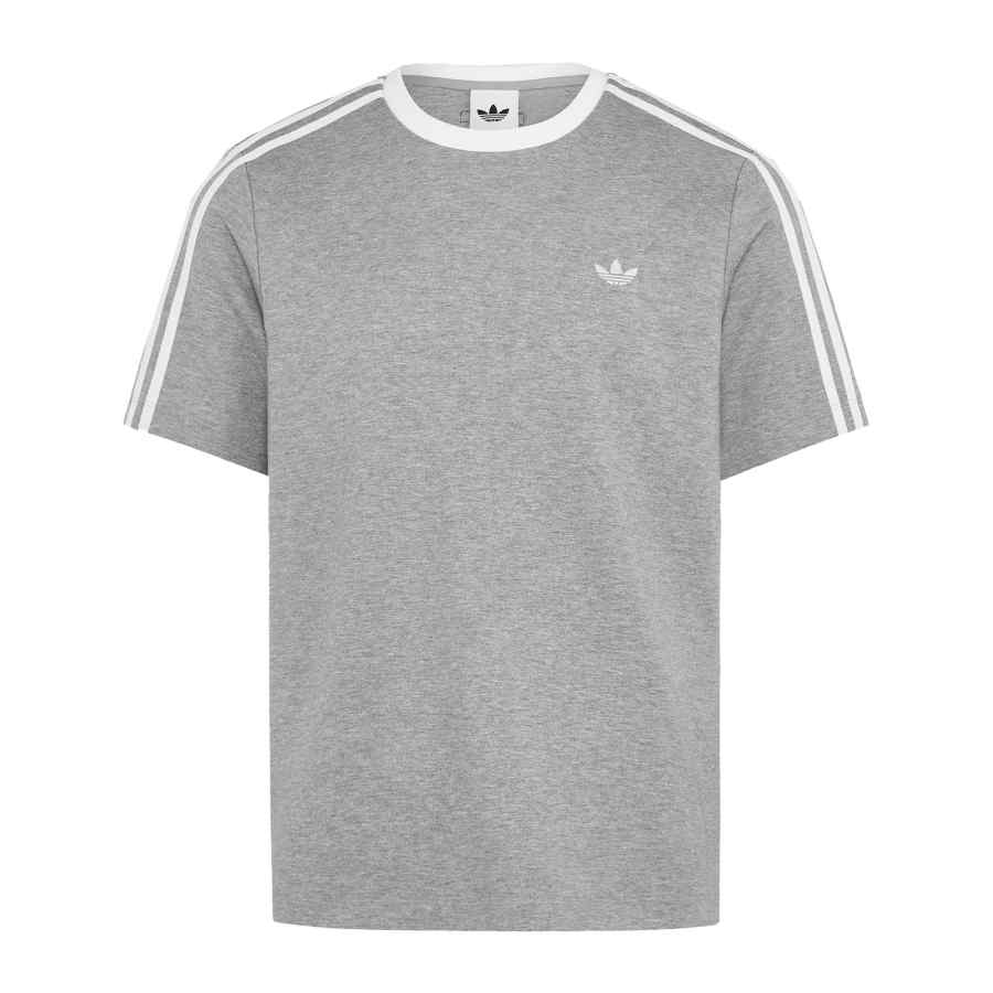 Adidas Originals T Shirts Men's Medium Heather Gray Crew Neck
