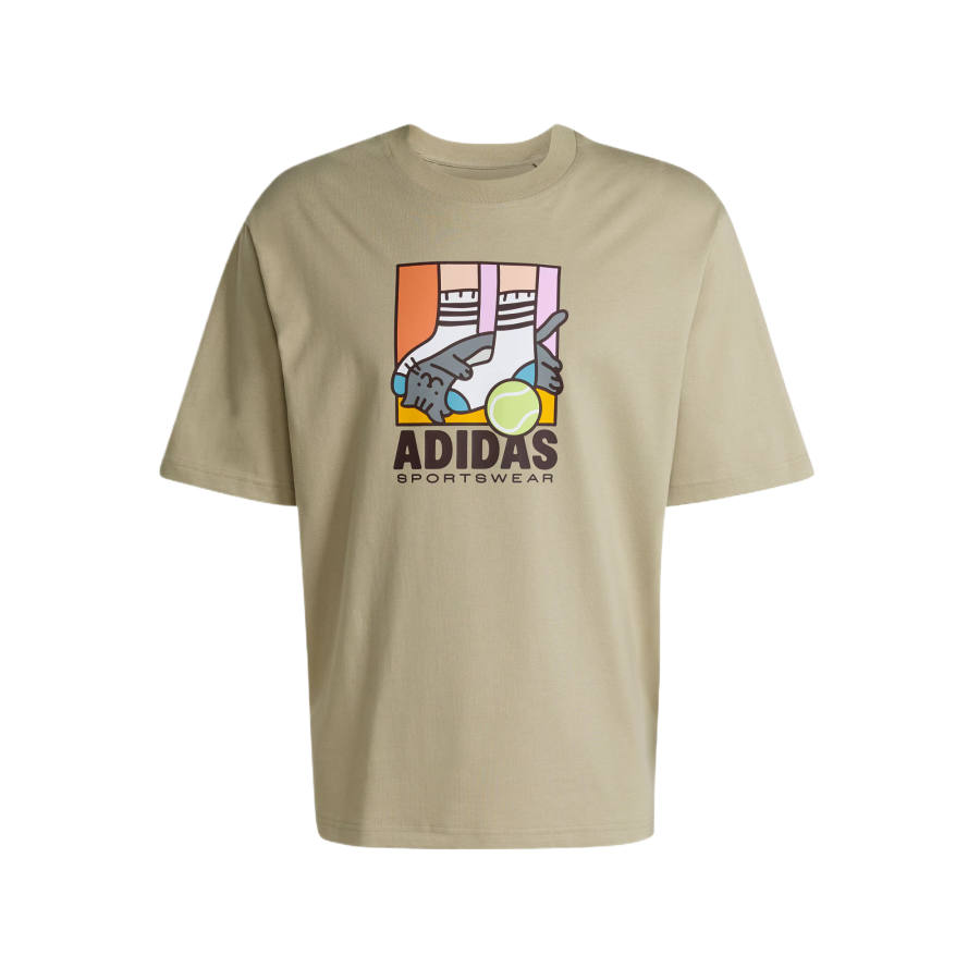 Adidas Adidas T Shirts Men's Wonder Goods Umber Crew Neck