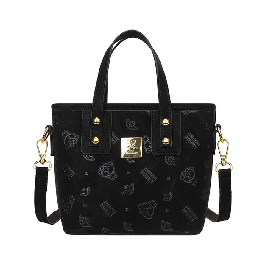 YALU Pu Handbag Women's Black/Brown/Coffee