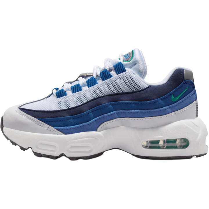 Nike Nike Air Max 95 Low top Kids' Running Shoes White Blue Children Aged 3 7 Years Old