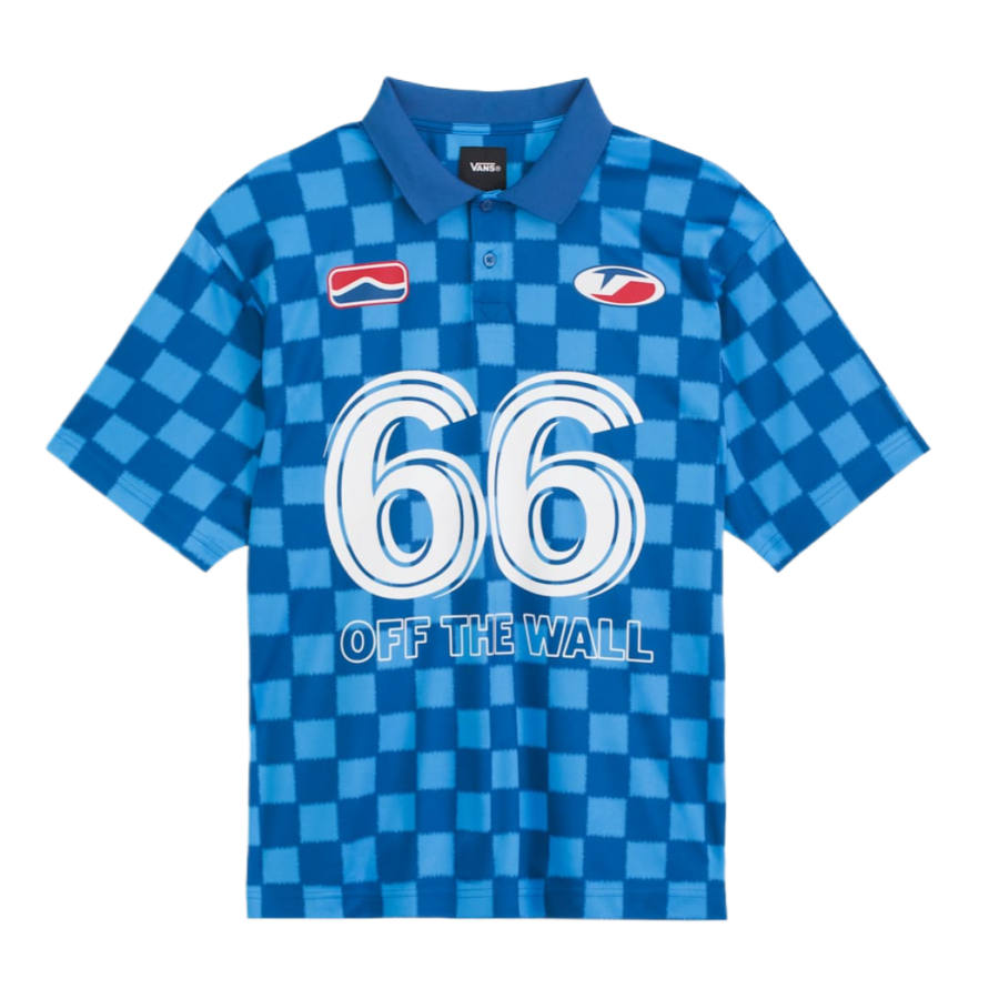 Vans Polo Shirts Unisex Blue Polo Collar Moderate Other