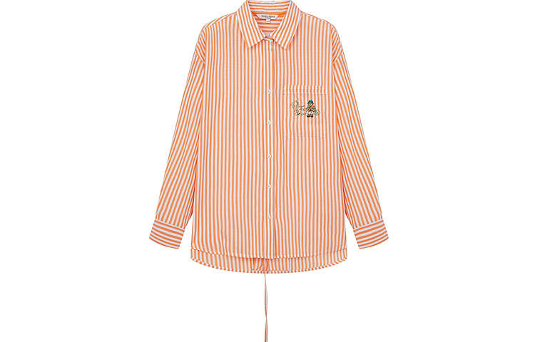 Teenie Weenie Shirts Women's Light Orange Lapel Moderate Other