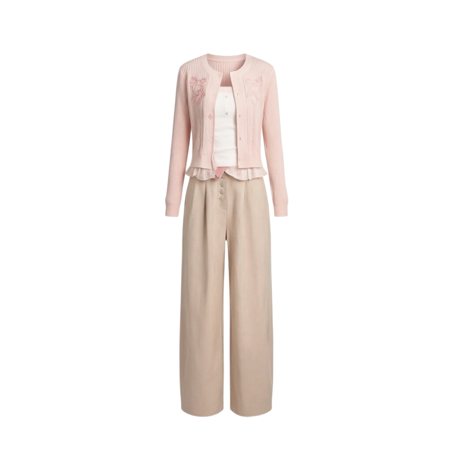 Sugarfunk Casual Suits Women's Crew Neck Moderate Other