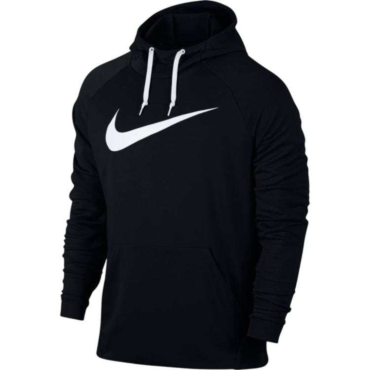 Nike Nike Dry Sweatshirts Men's Black Hooded Moderate Straight Fit